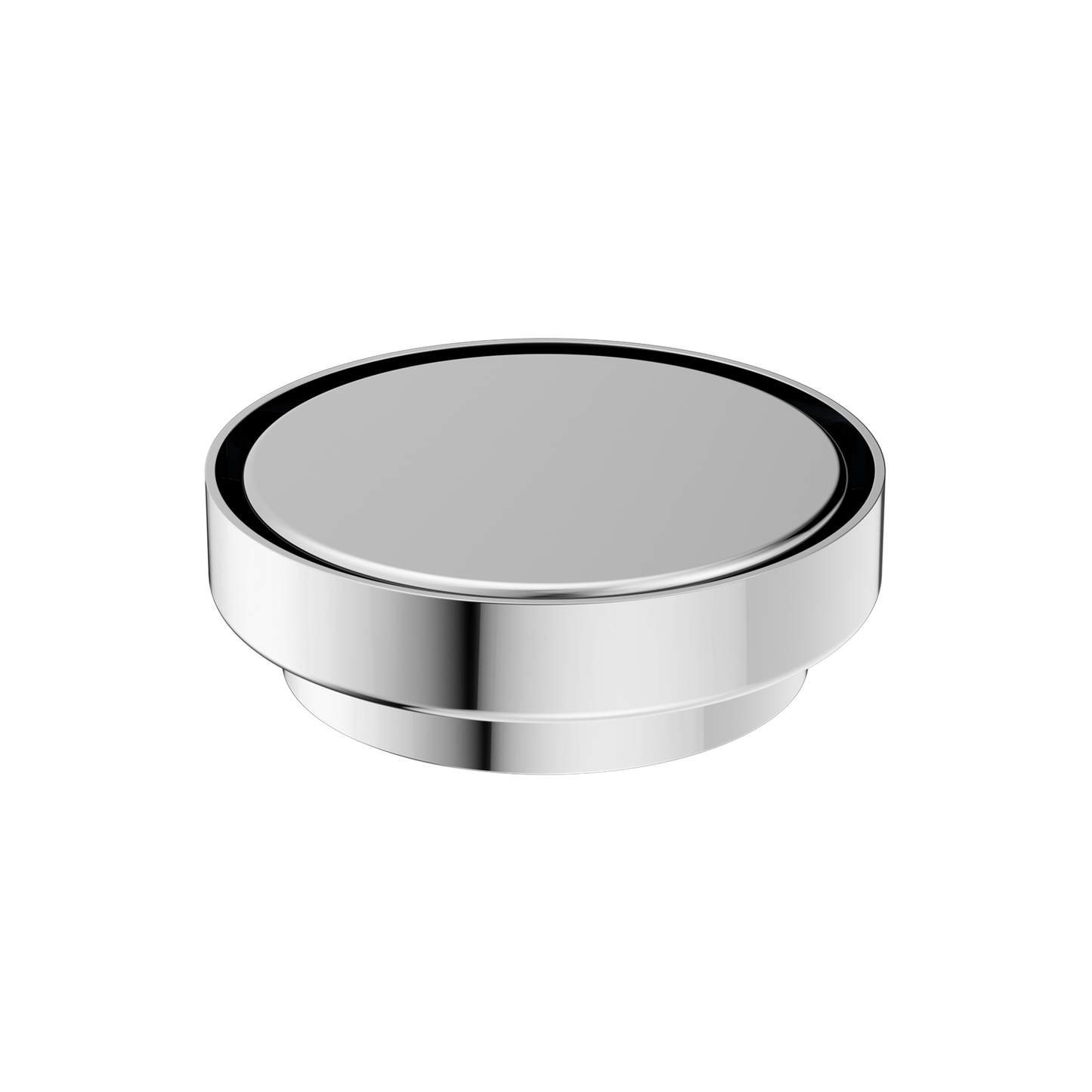 Nero 130mm Round Floor Waste 100mm Outlet Chrome