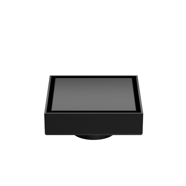 Nero 100mm Square Tile Insert Floor Waste 50mm Outlet Matte Black
