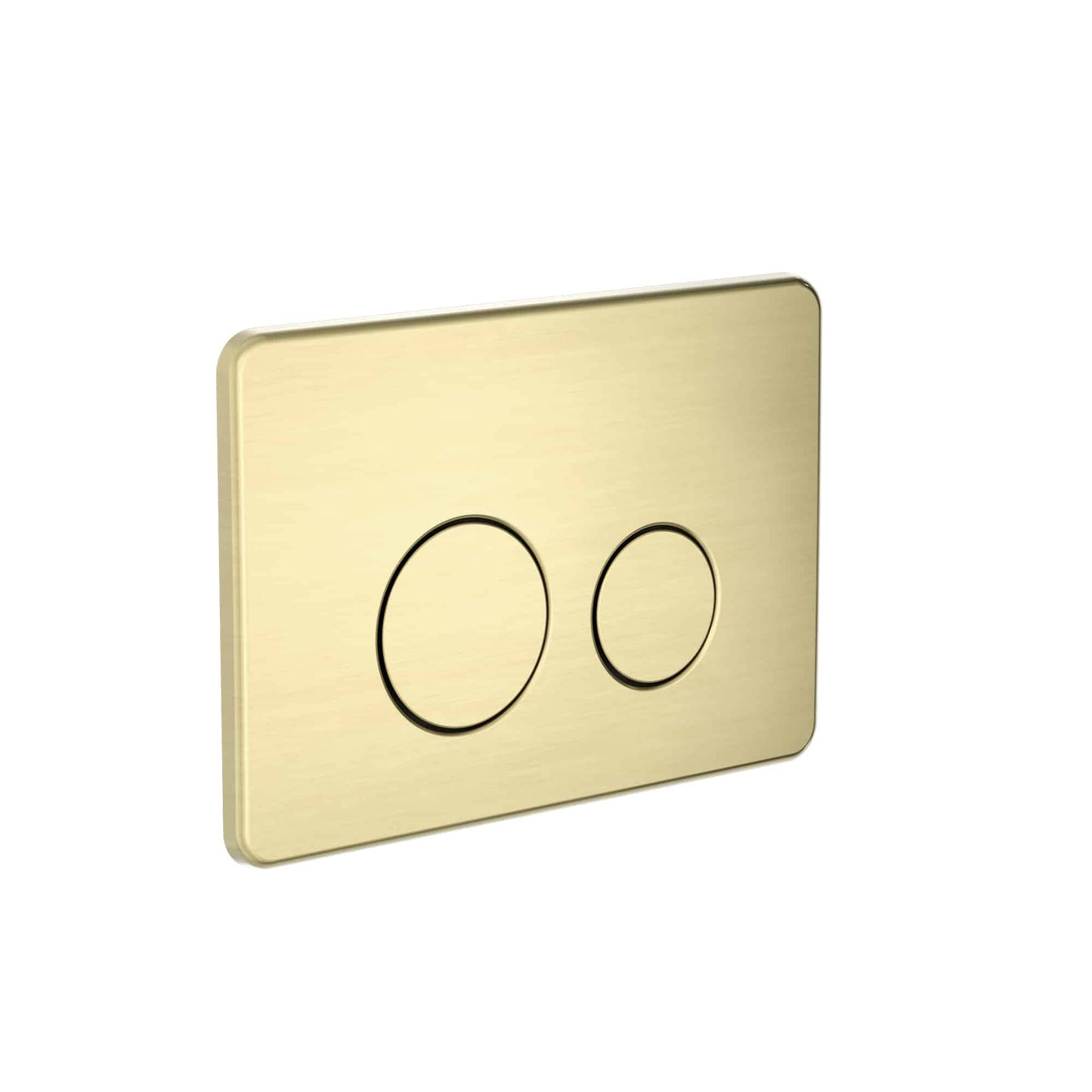 Nero In Wall Toilet Cistern Button R and T Brushed Gold