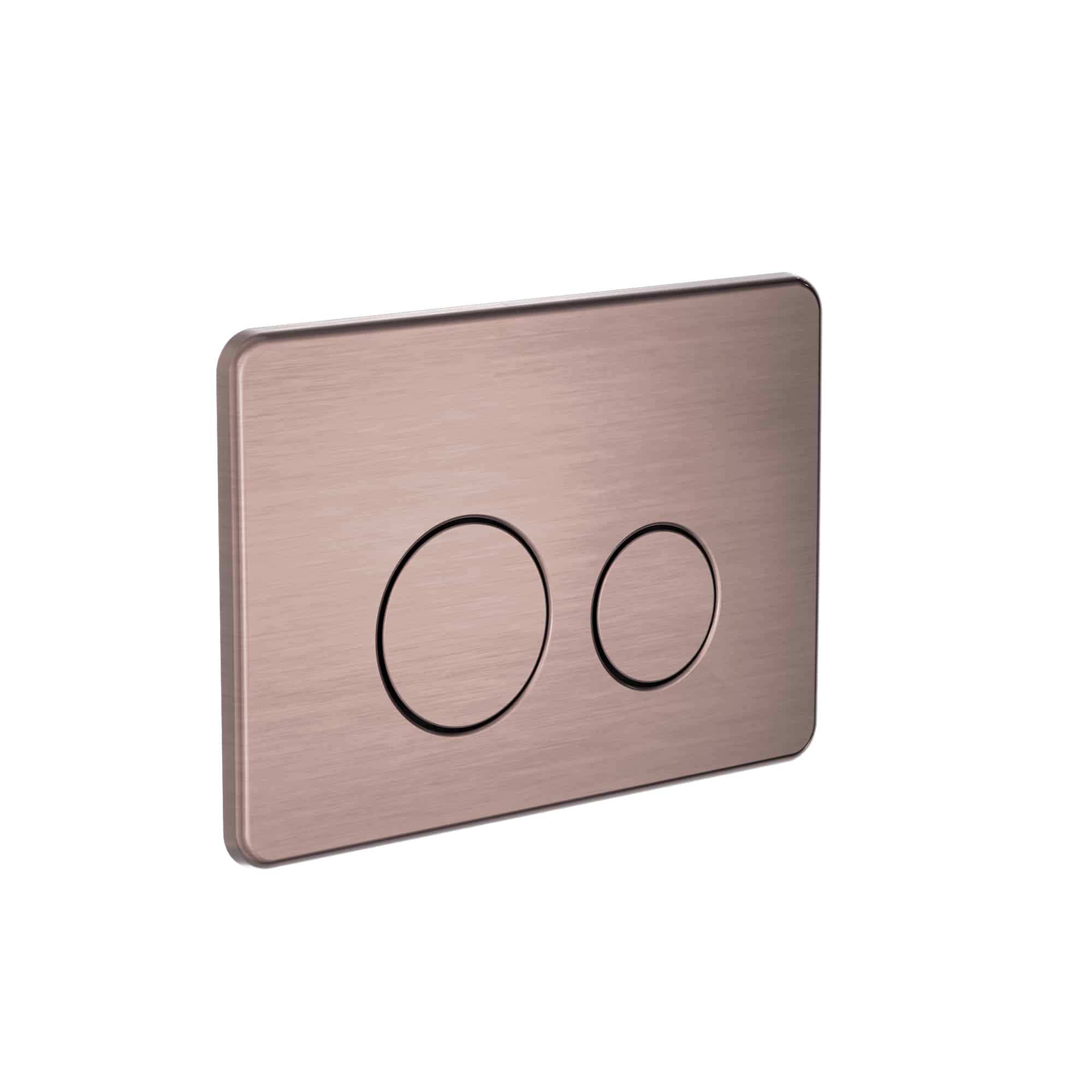 Nero In Wall Toilet Cistern Button R and T Brushed Bronze