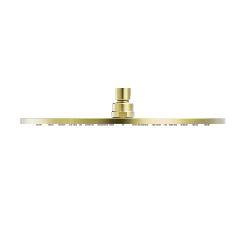 Nero 300mm Round Shower Head Brushed Gold