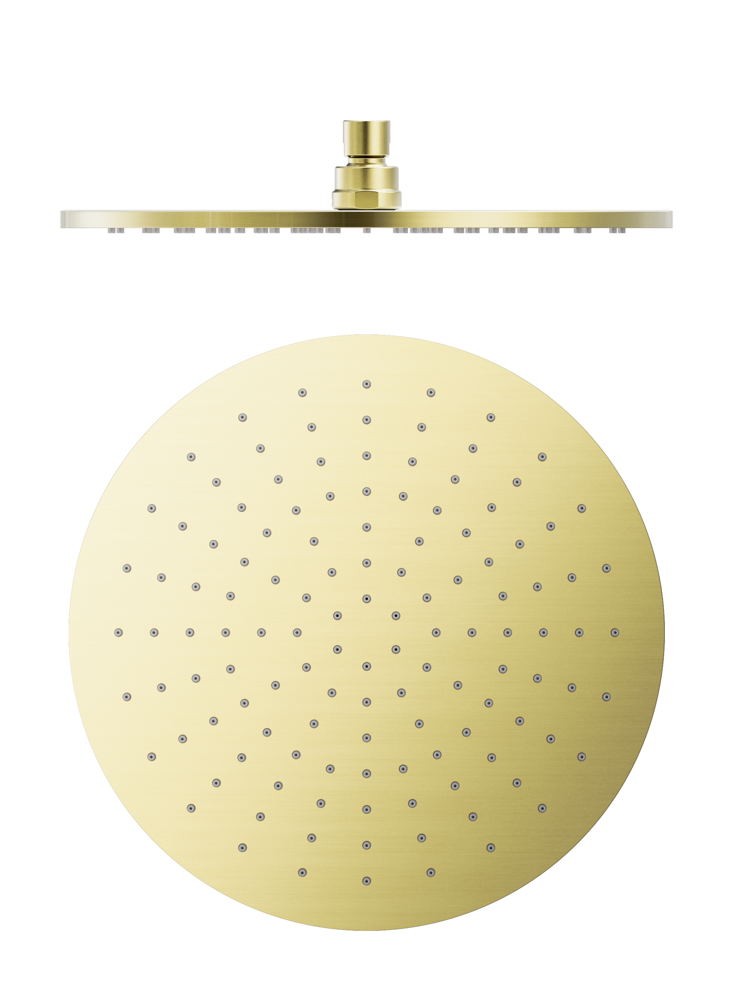 Nero 300mm Round Shower Head Brushed Gold