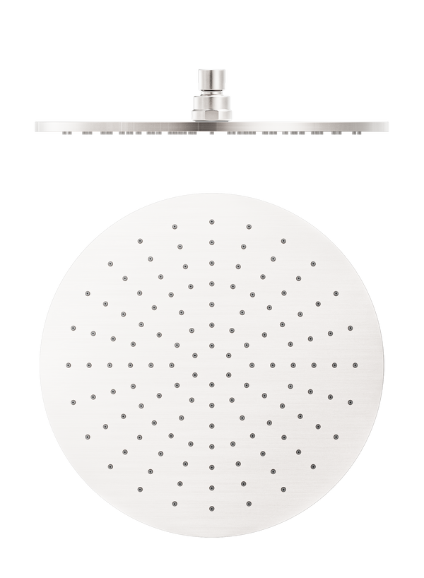 Nero 300mm Round Shower Head Brushed Nickel