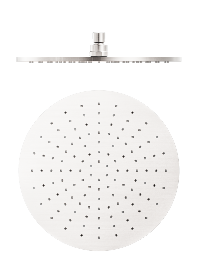 Nero 300mm Round Shower Head Brushed Nickel
