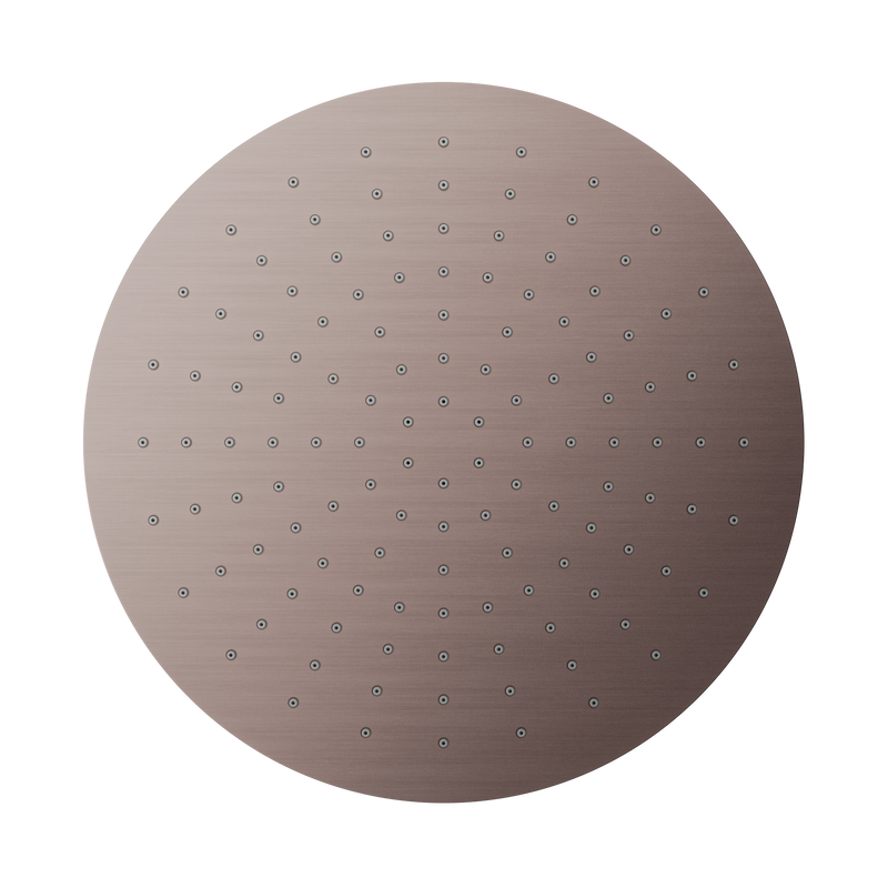 Nero 300mm Round Shower Head Brushed Bronze