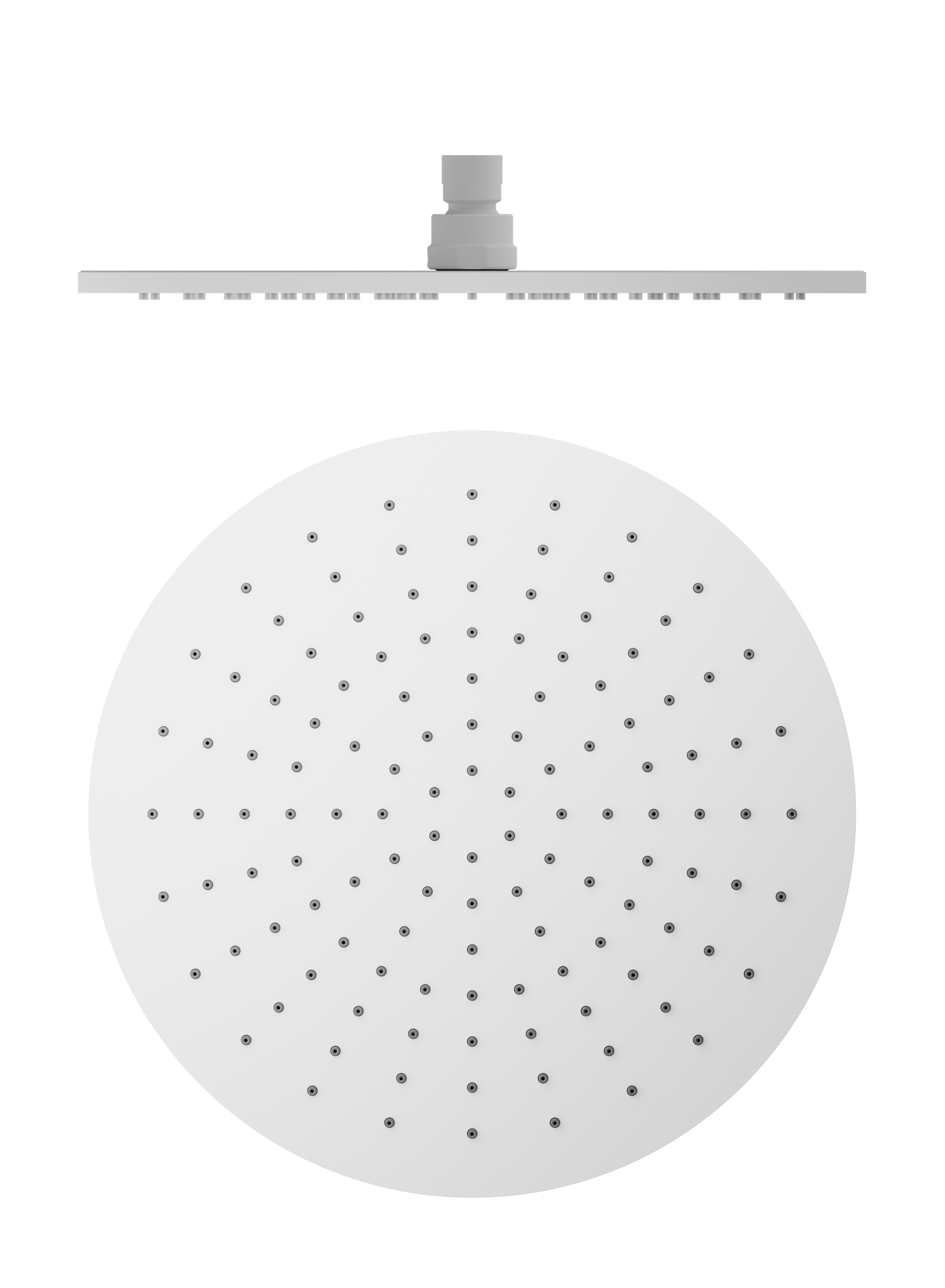 Nero 300mm Round Shower Head Matte White
