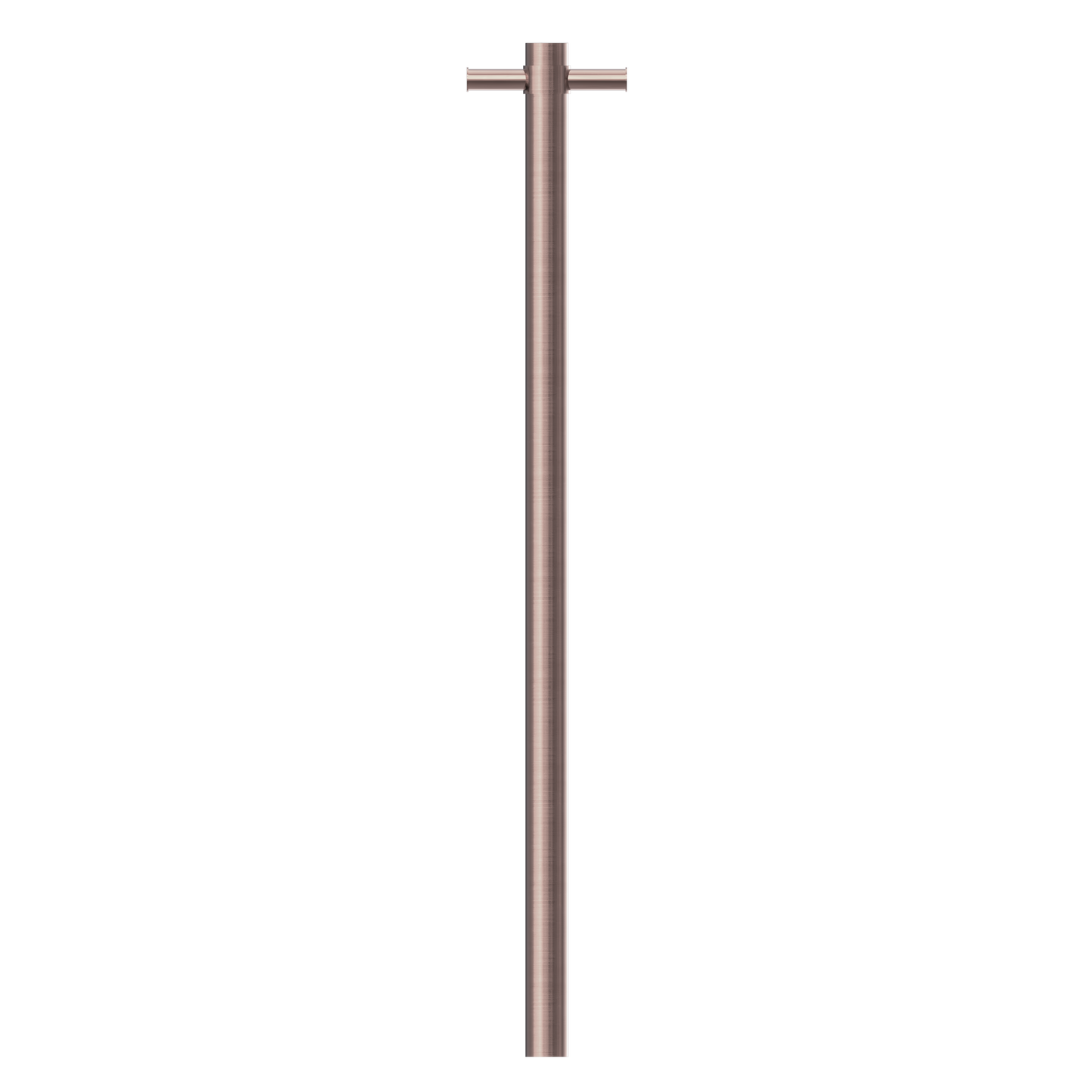 Nero Heated Vertical Towel Rail Brushed Bronze