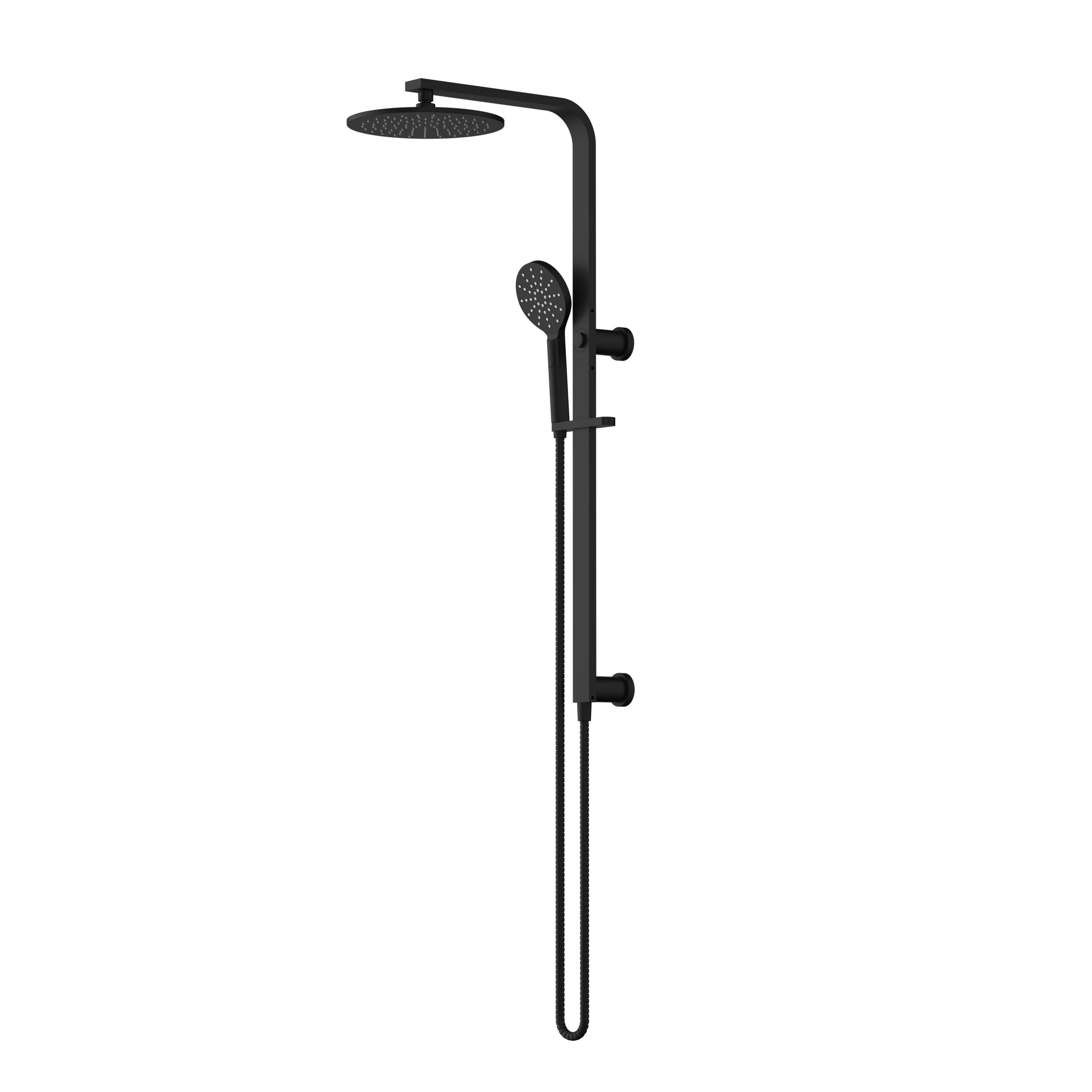 Modern National Nova Shower Column Set Matte Black