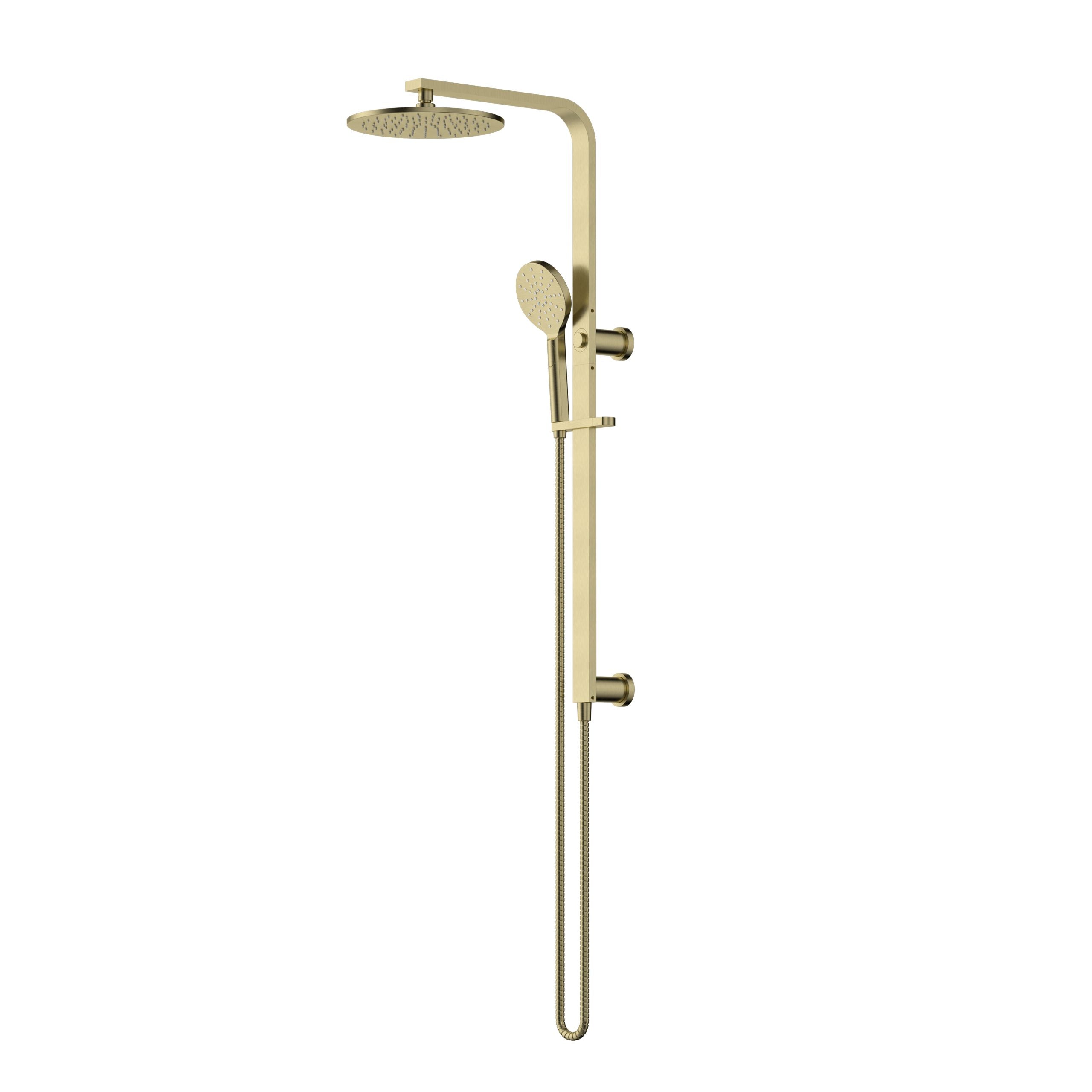 Modern National Nova Shower Column Set Brushed Bronze Gold