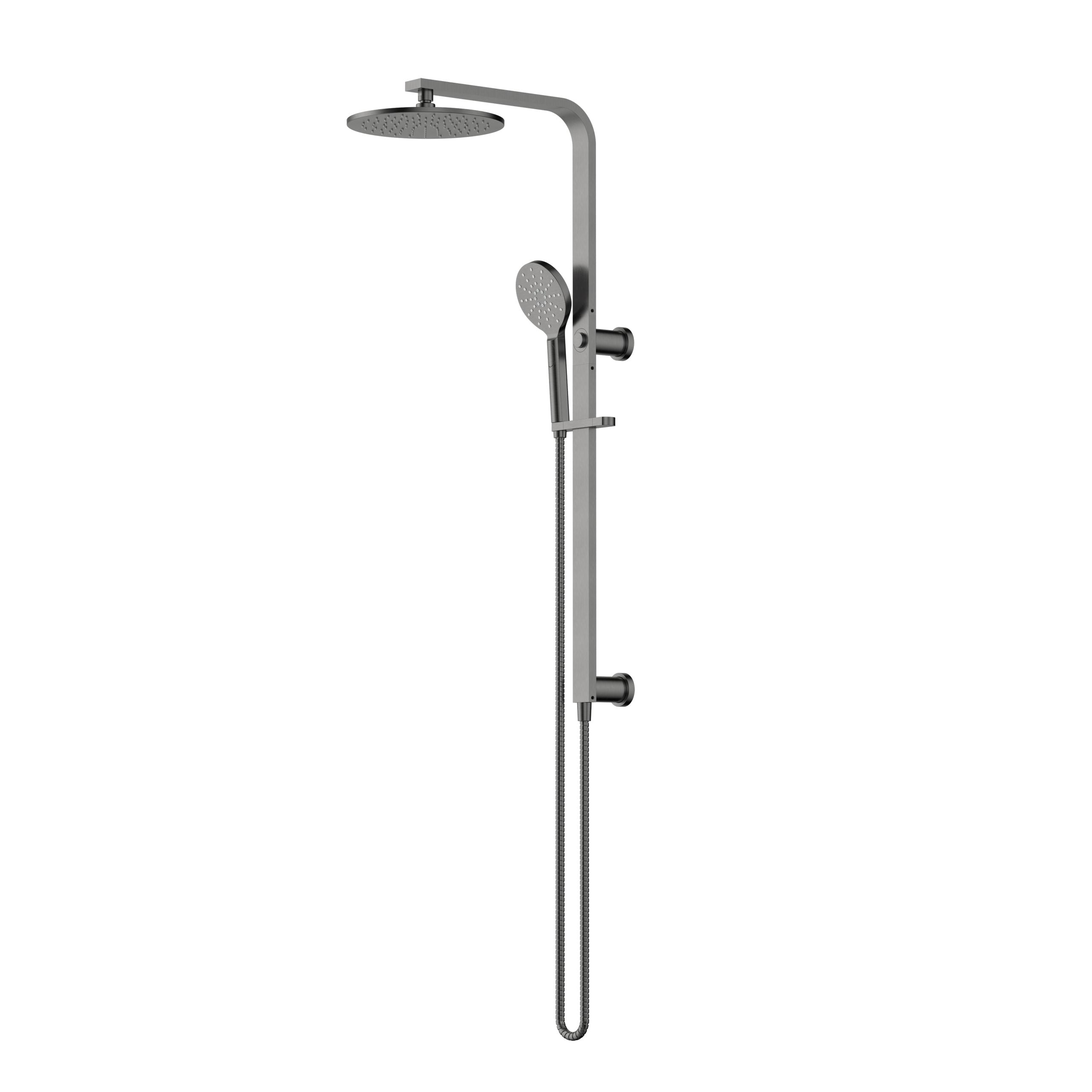 Modern National Nova Shower Column Set Gun Metal