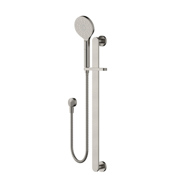 Modern National Nova Shower on Rail Brushed Nickel