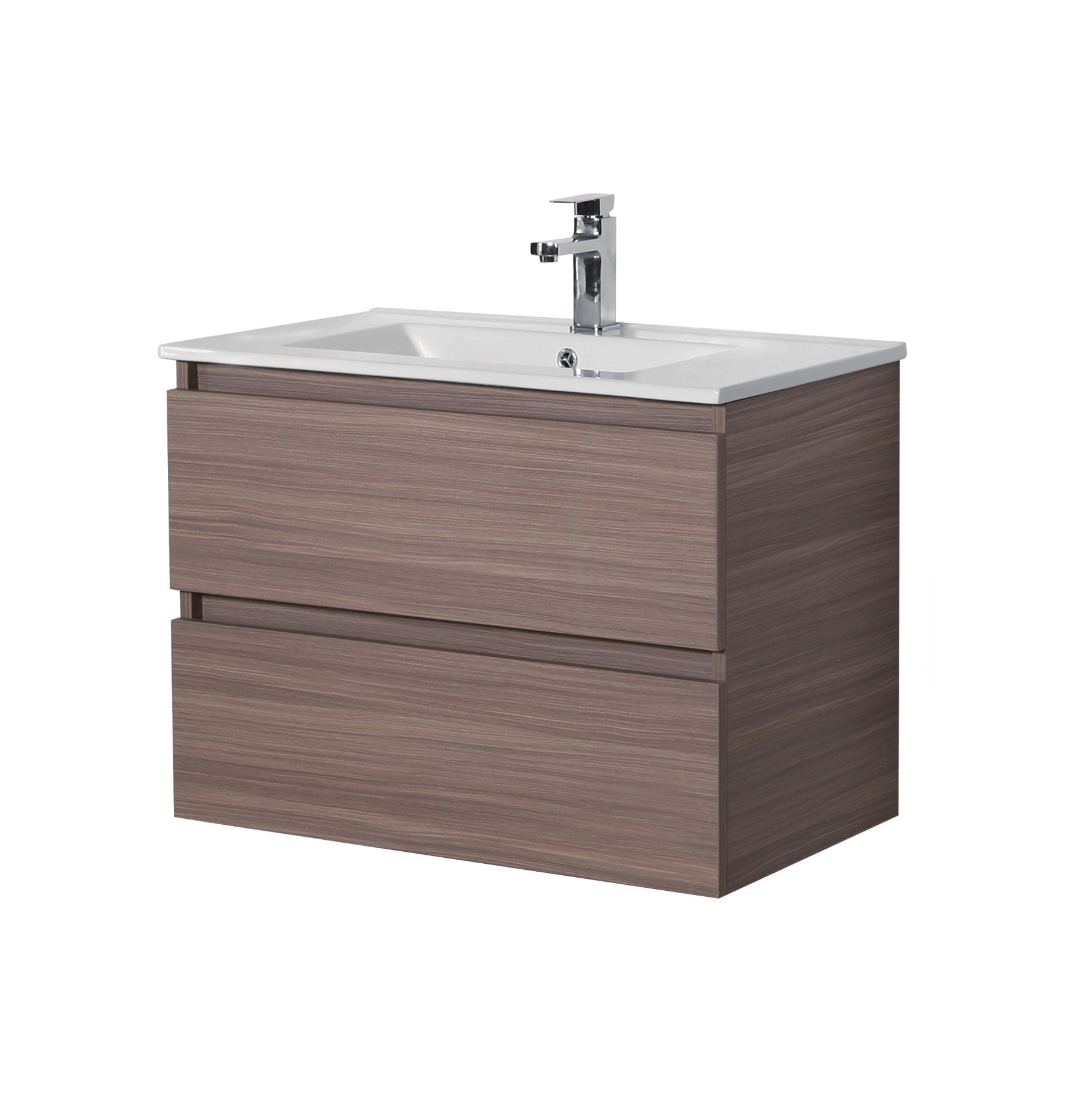 Stella PVC 600 Oak Wall Hung Vanity