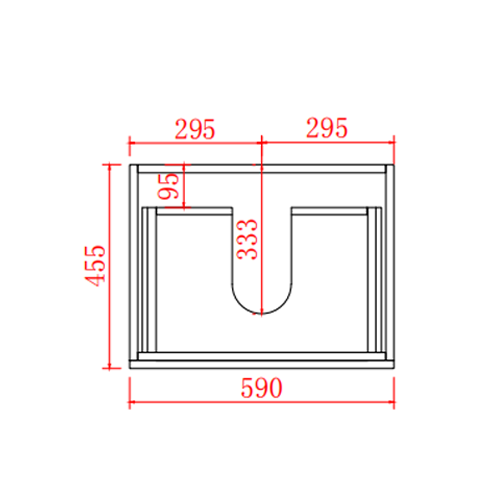 Stella PVC 600 Oak Wall Hung Vanity