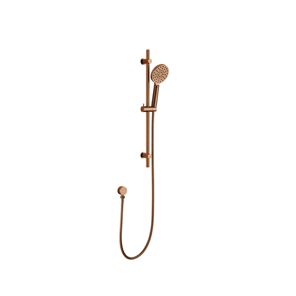 Ovia Milan Brushed Bronze Copper Hand Shower on Rail
