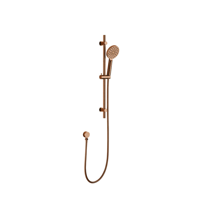 Ovia Milan Brushed Bronze Copper Hand Shower on Rail