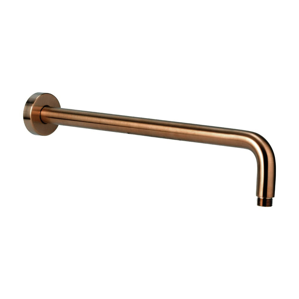 Ovia Milan Brushed Bronze Copper 400mm Shower Arm Round