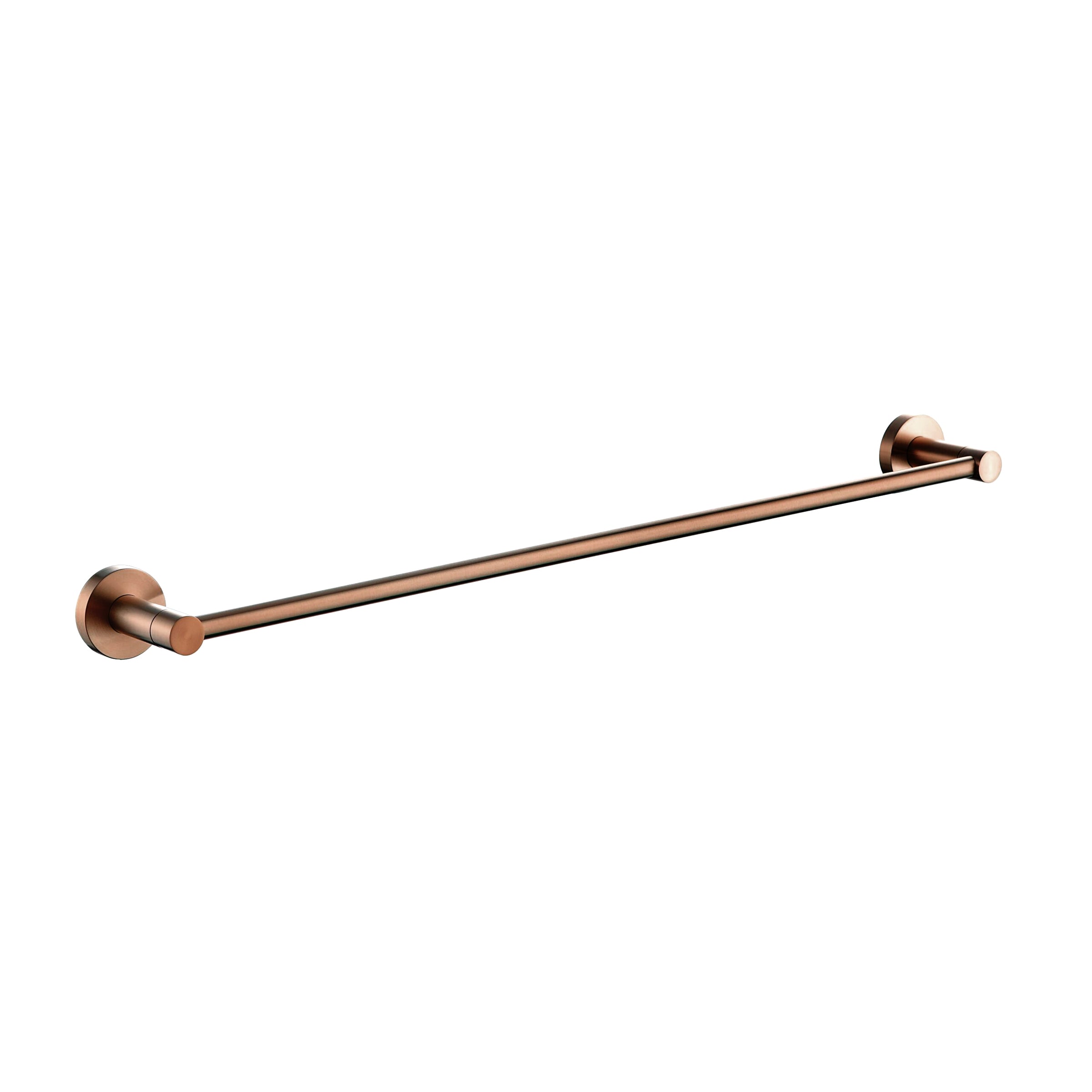 Ovia Chloe Brushed Bronze Copper 600mm Single Towel Rail