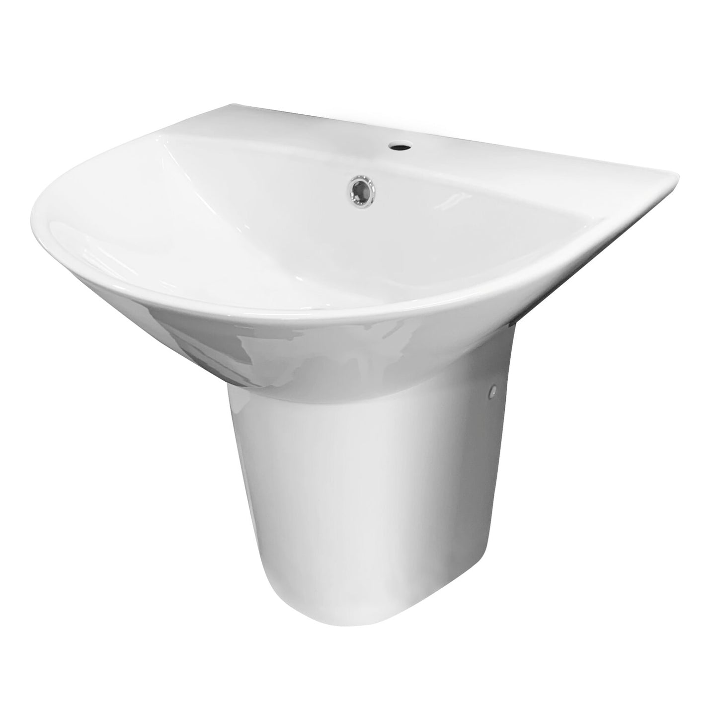Ovia Care Wall-Hung Disabled Basin with Integral Shroud