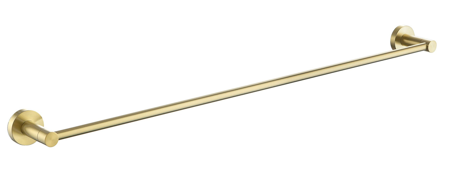Ovia Chloe Brushed Gold 800mm Single Towel Rail
