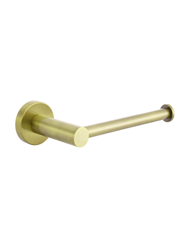 Ovia Chloe Brushed Gold Toilet Roll Paper Holder