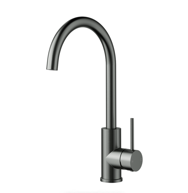 Ovia Milan Swivel Kitchen Mixer Gunmetal Grey