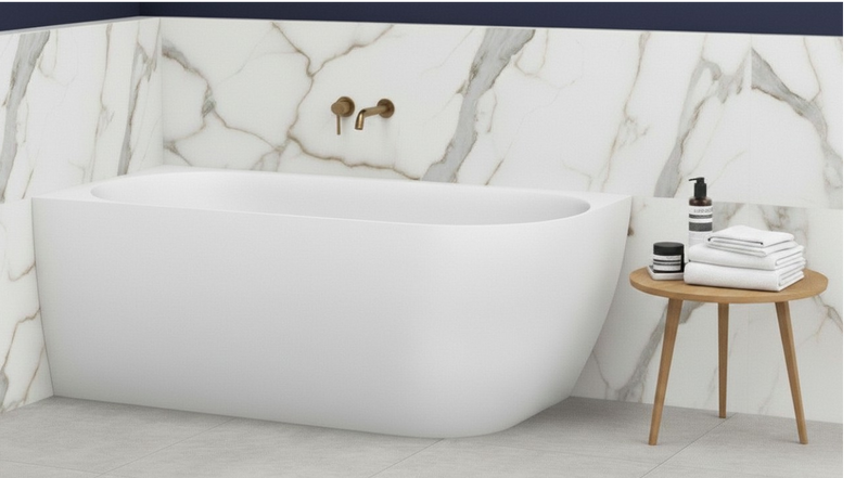 Ovia Madison Corner Bath 1500mm