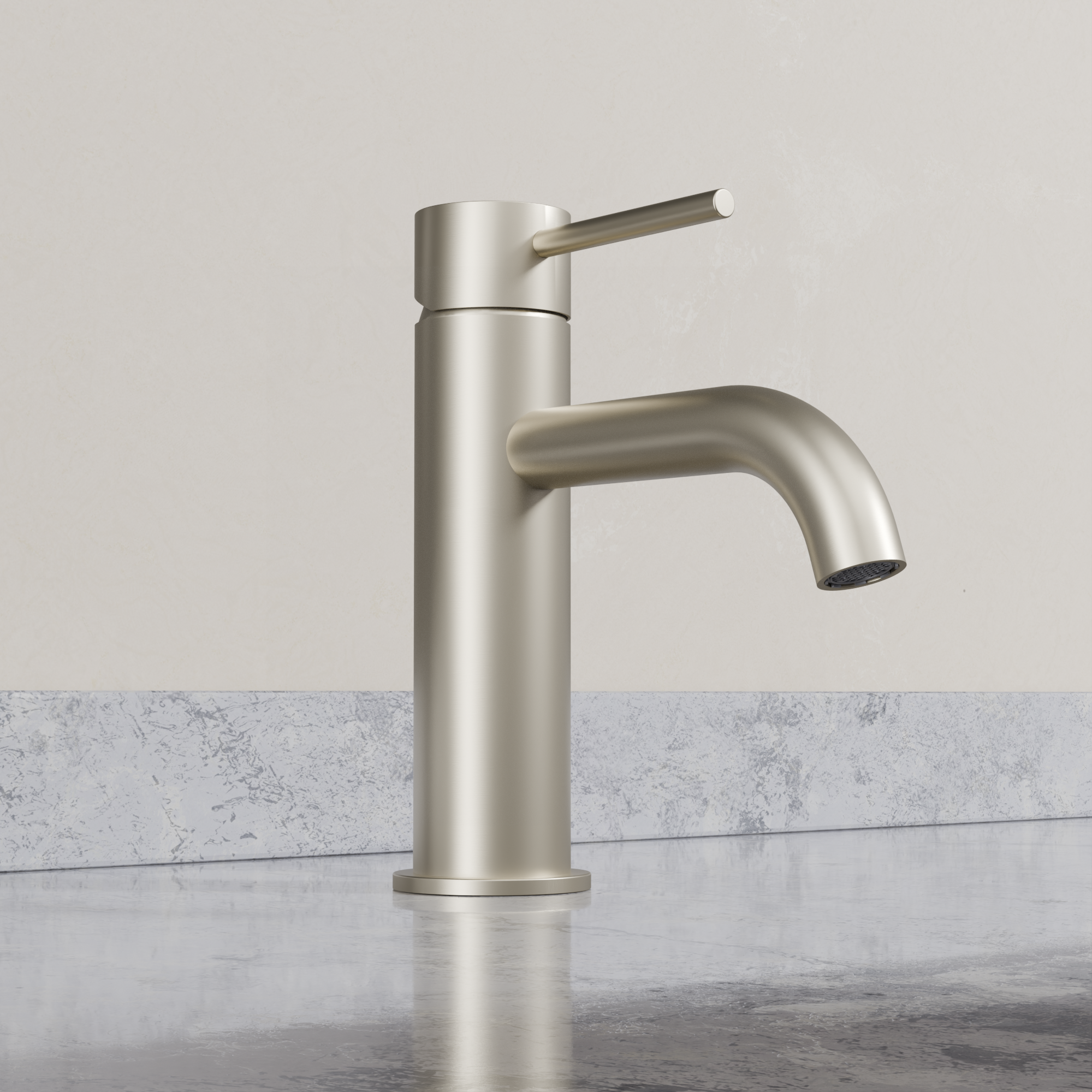 Ovia Milan Basin Mixer in Brushed Nickel (2/5)