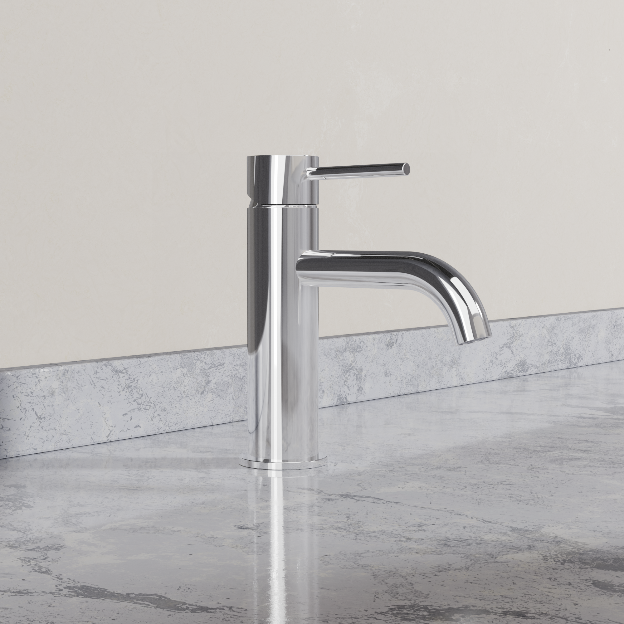 Ovia Milan Basin Mixer in Chrome (1/5)