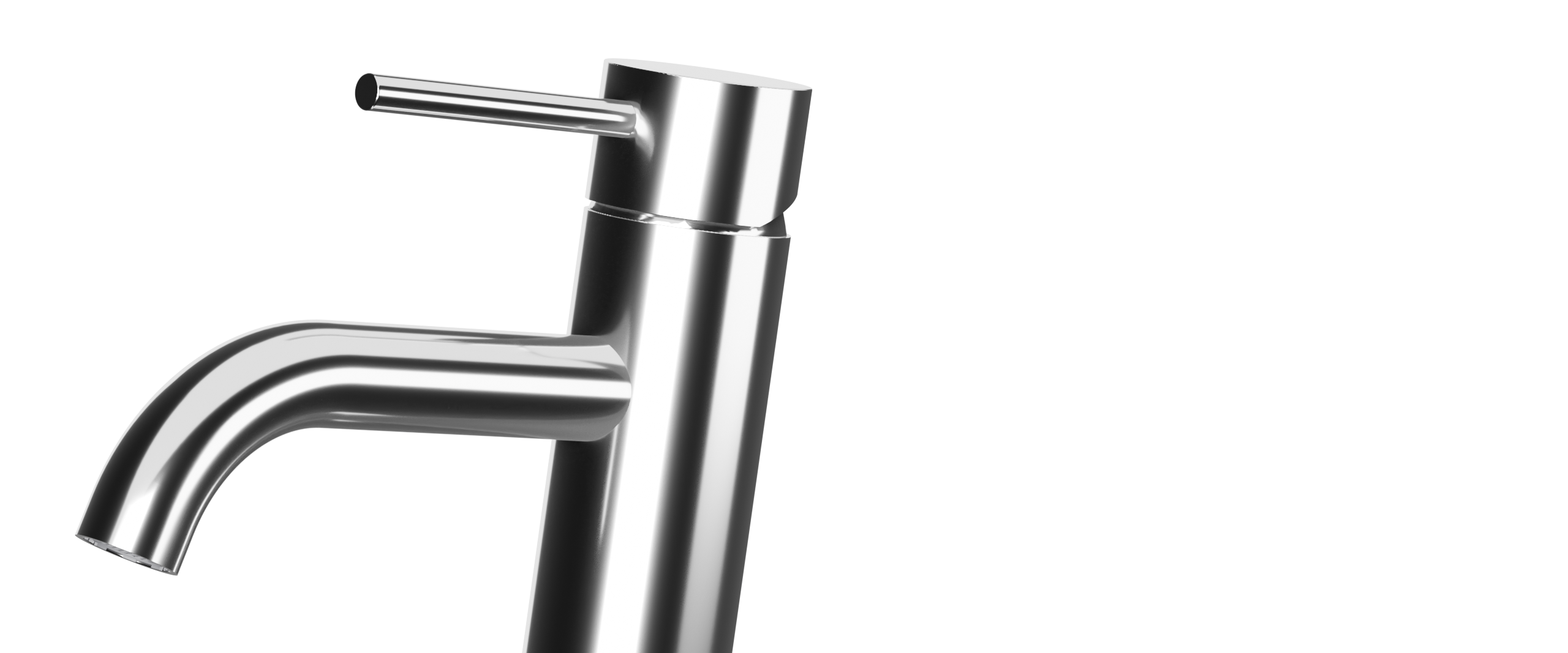 Ovia Milan Basin Mixer Chrome — detail