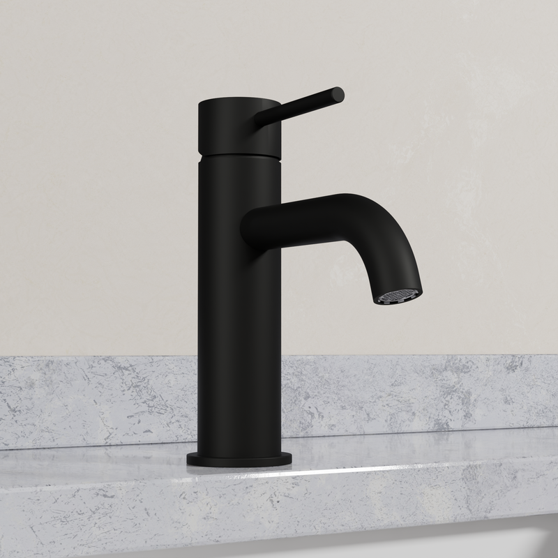 Ovia Milan Basin Mixer in Matte Black (5/5)