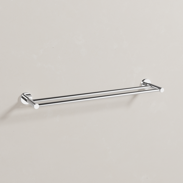 Ovia Milan 600 Double Towel Rail Chrome