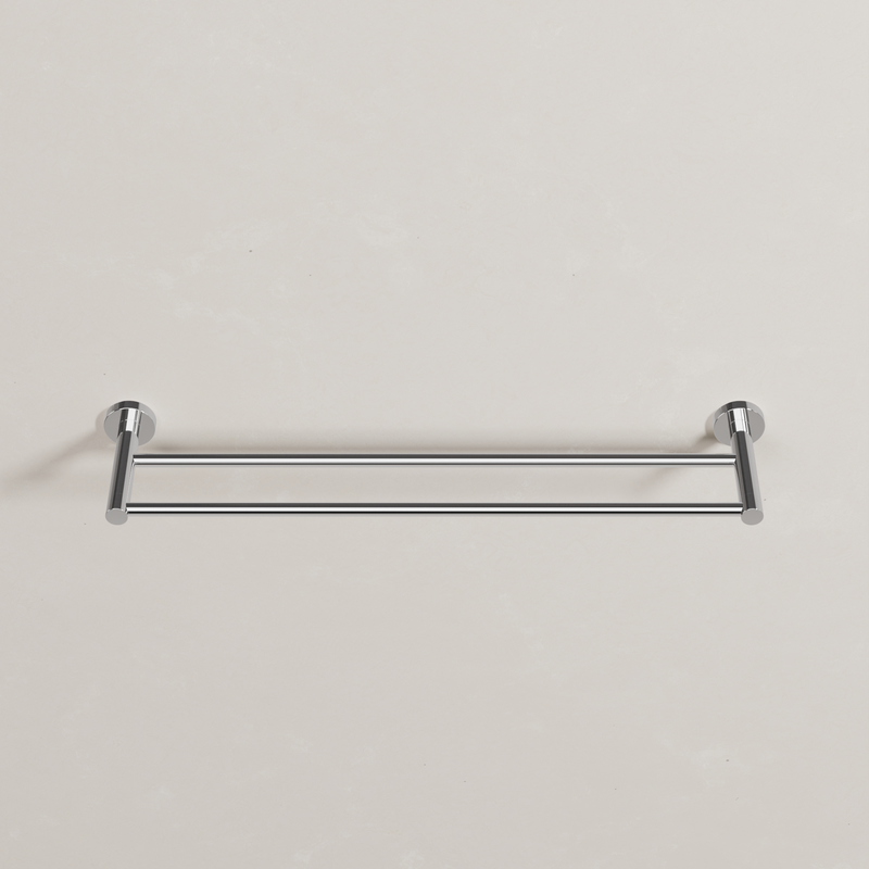 Ovia Milan 600mm Double Towel Rail in Chrome (3/5)