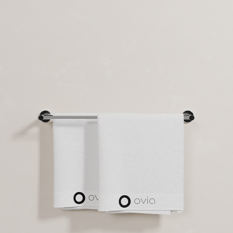 Ovia Milan 600mm Double Towel Rail in Chrome (5/5)