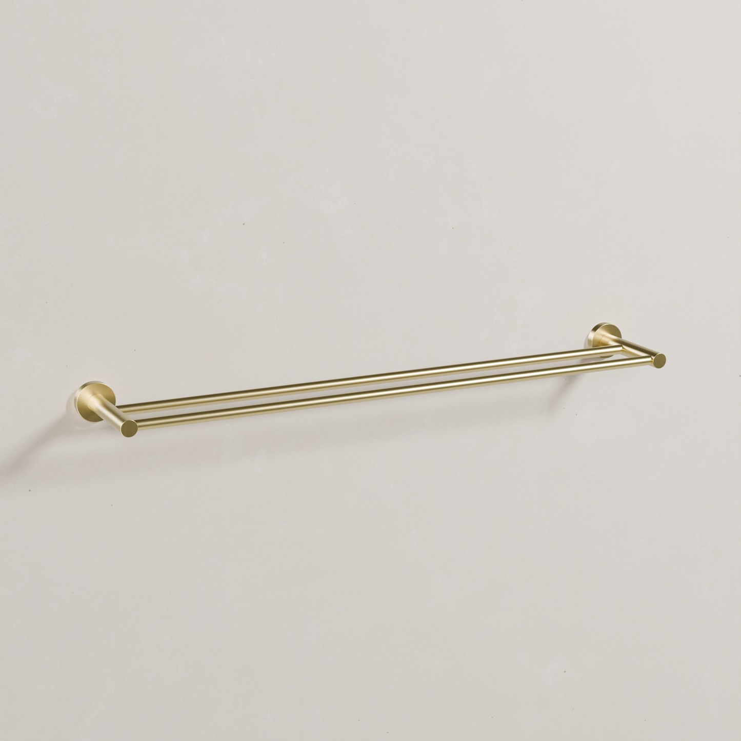 Ovia Milan 750mm Double Towel Rail in Brushed Gold (1/5)