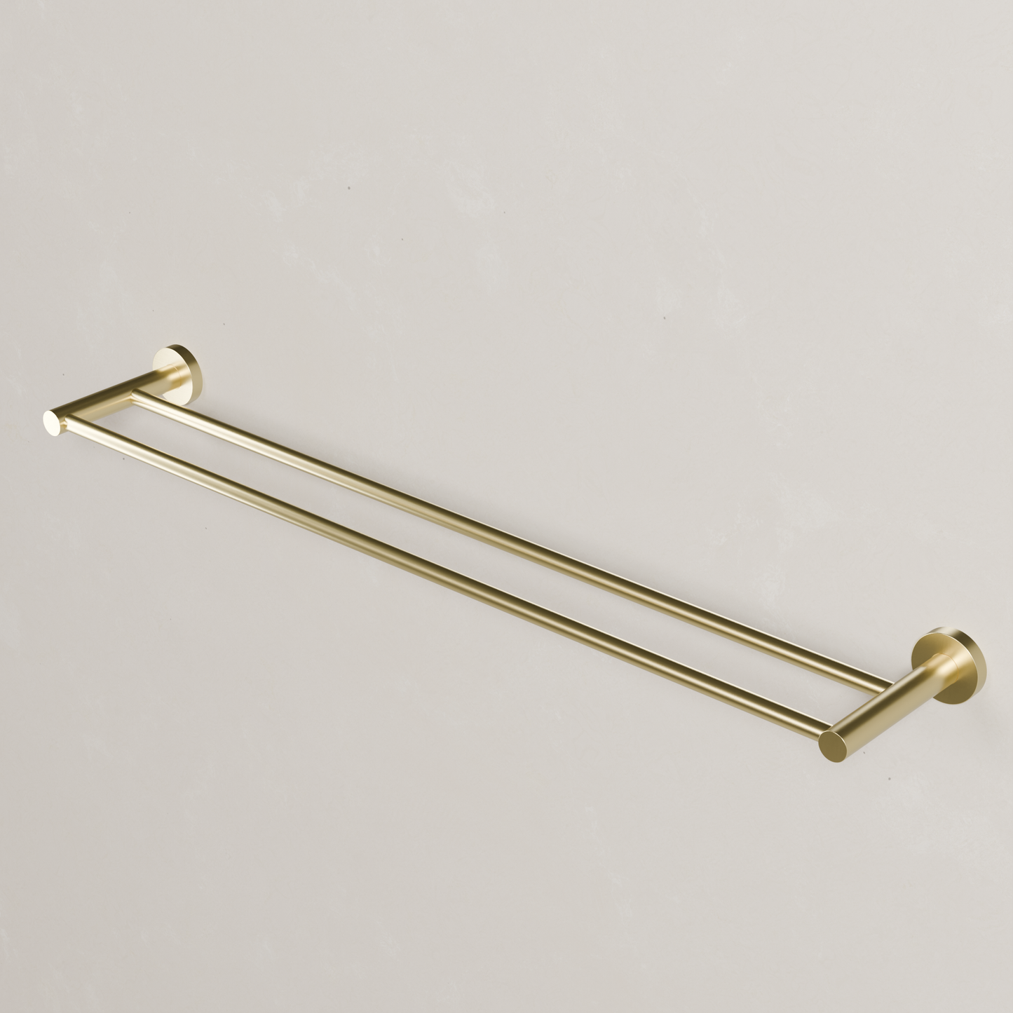 Ovia Milan 750mm Double Towel Rail in Brushed Gold (2/5)