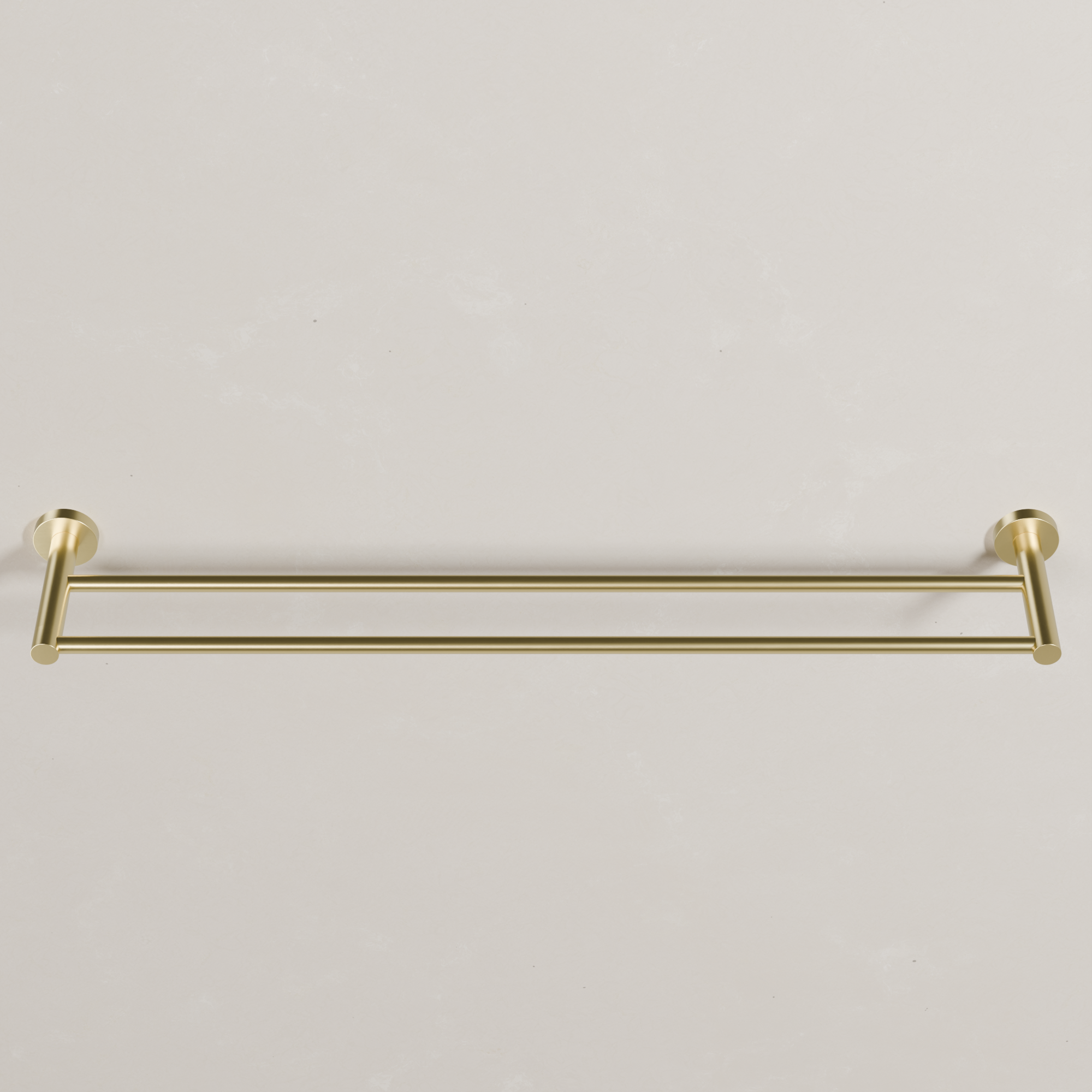 Ovia Milan 750mm Double Towel Rail in Brushed Gold (3/5)