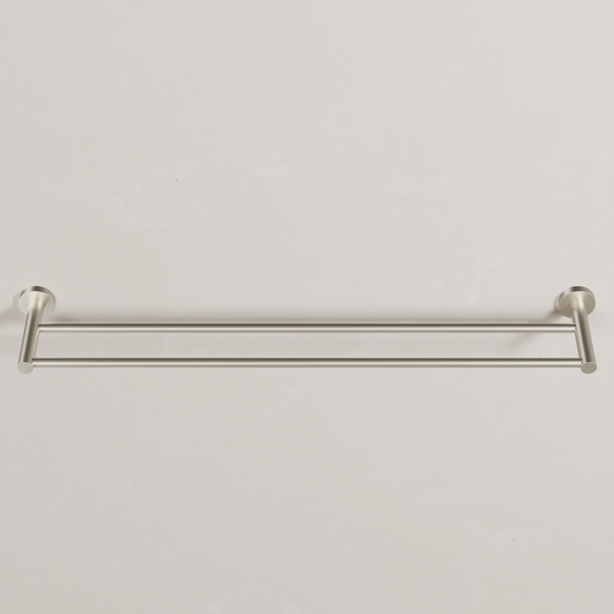 Ovia Milan 750mm Double Towel Rail in Brushed Nickel (3/5)