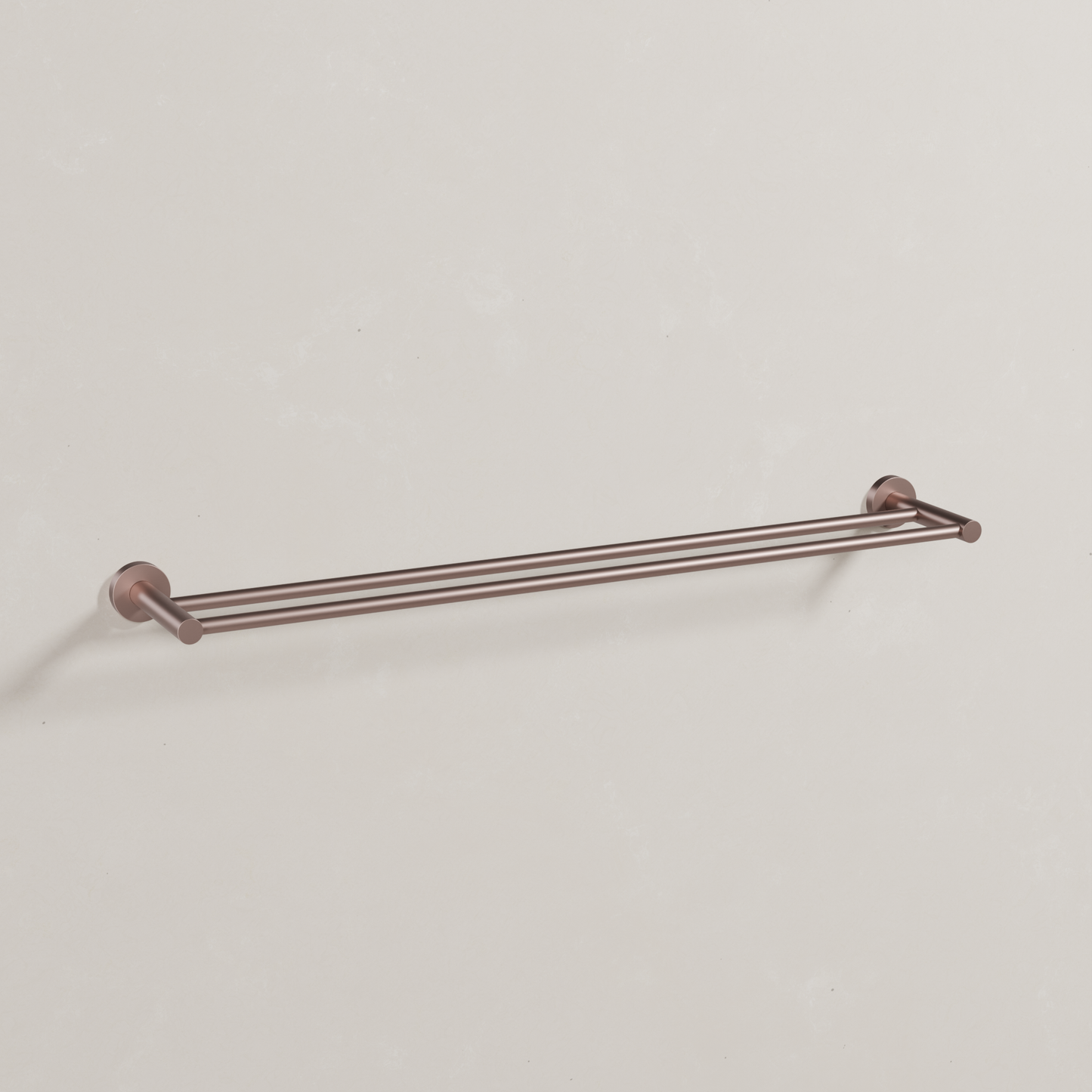 Ovia Milan 750mm Double Towel Rail in Champagne (1/5)