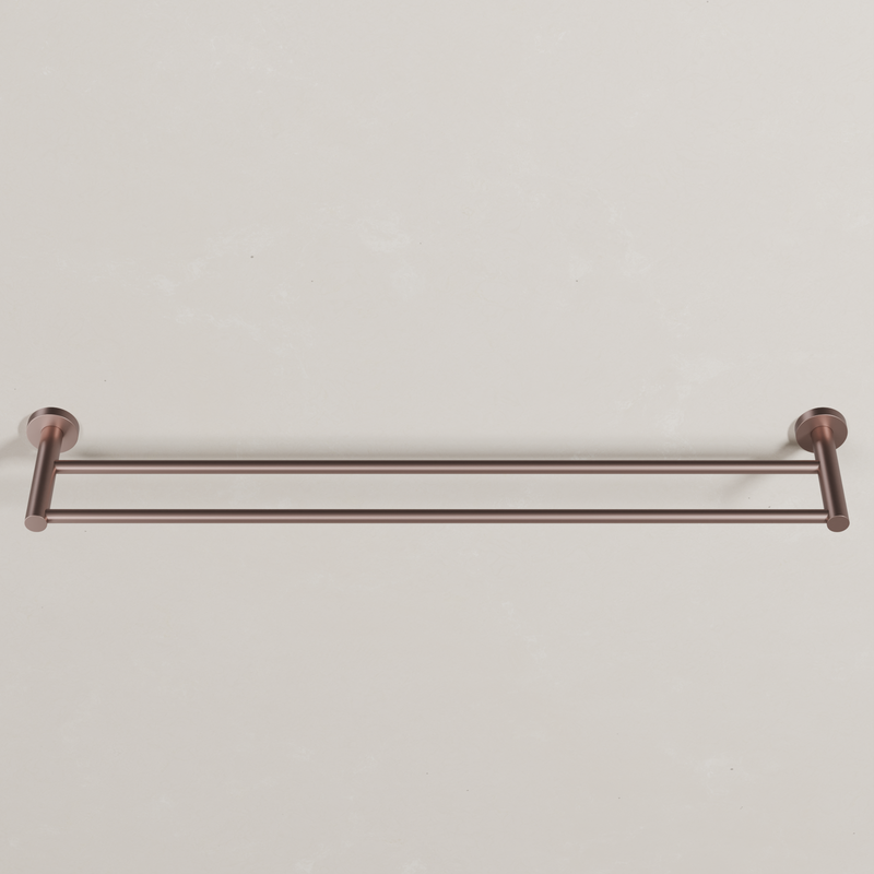 Ovia Milan 750mm Double Towel Rail in Champagne (3/5)