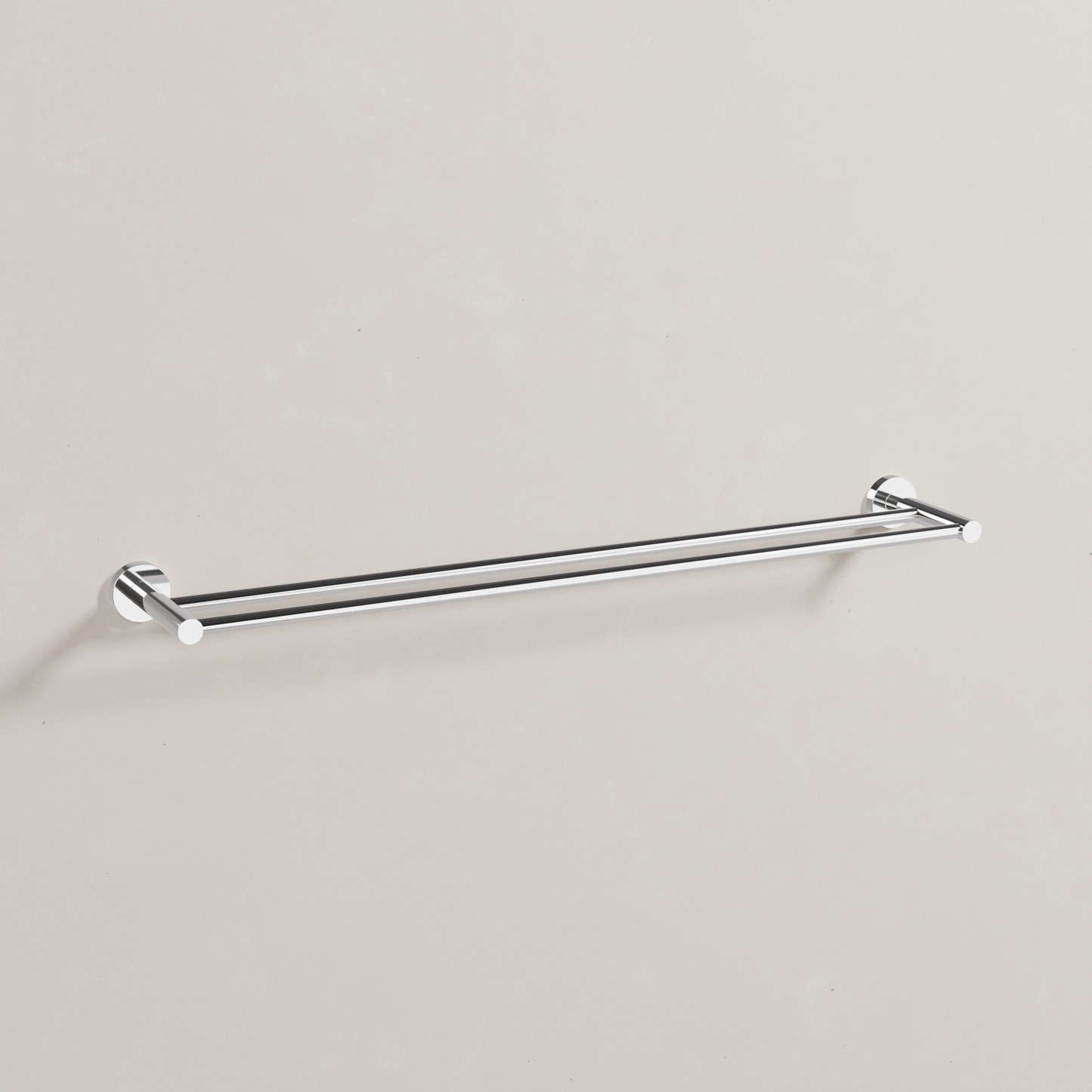 Ovia Milan 750mm Double Towel Rail in Chrome (1/5)