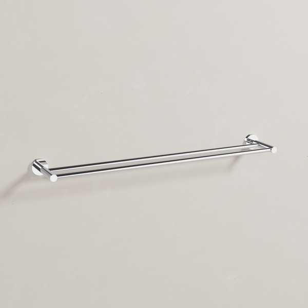 Ovia Milan 750 Double Towel Rail Chrome