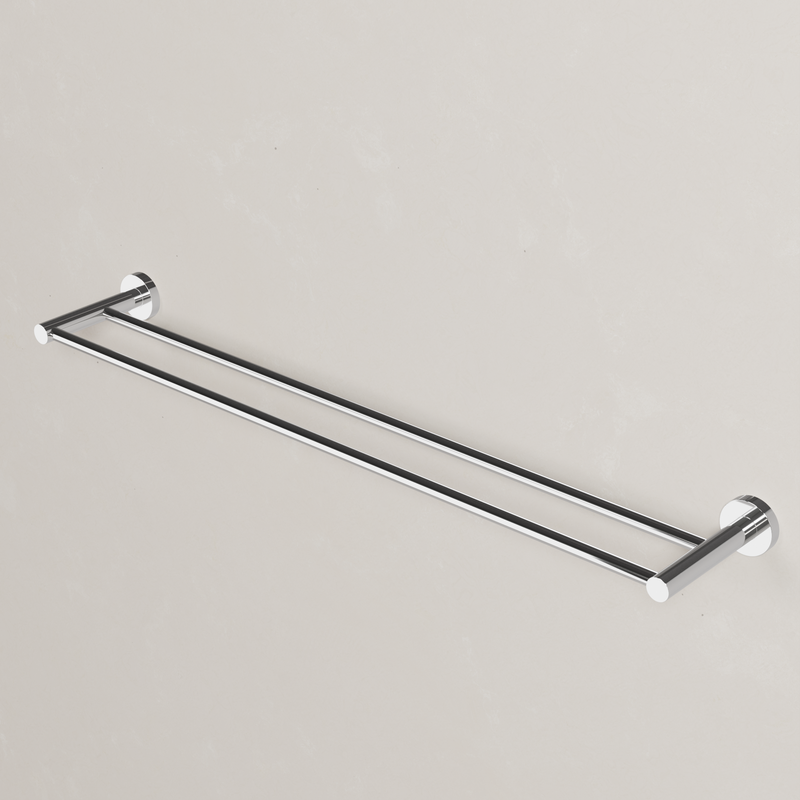 Ovia Milan 750mm Double Towel Rail in Chrome (2/5)