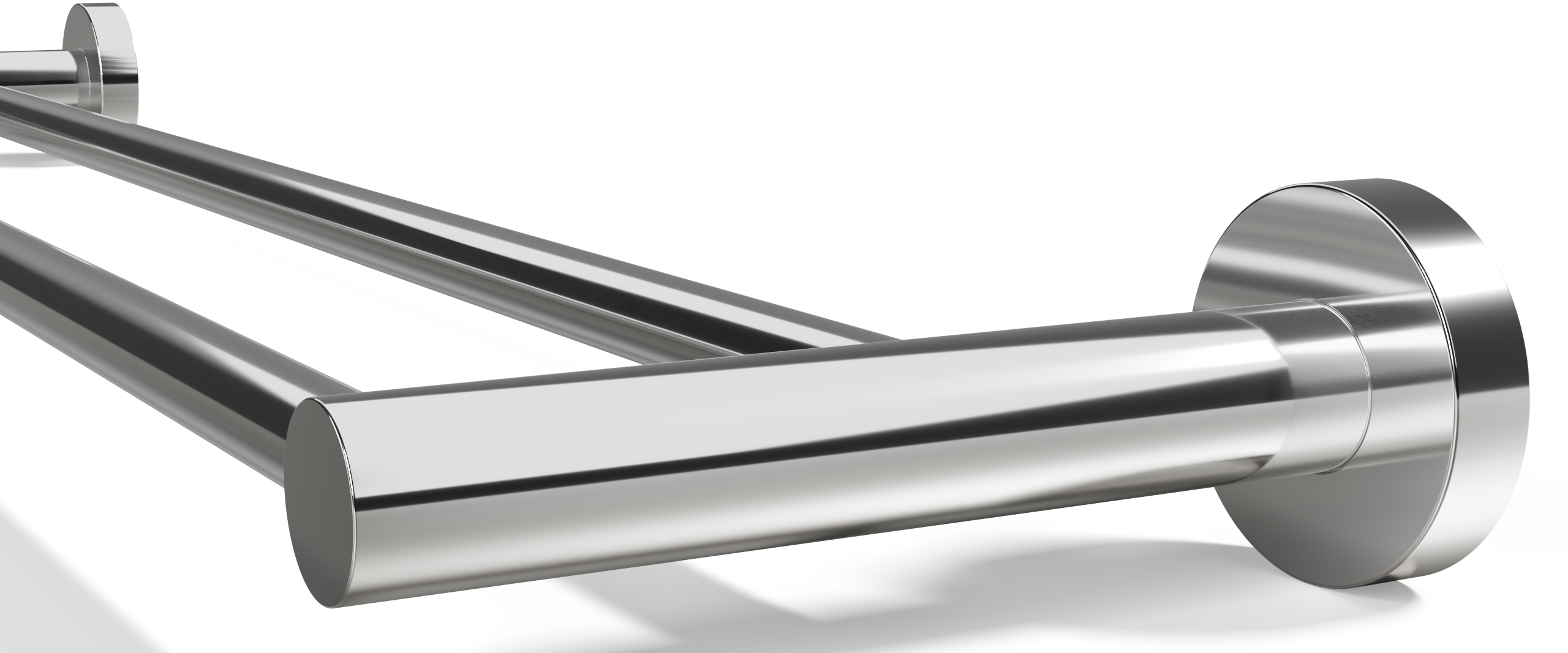 Ovia Milan 750 Double Towel Rail Chrome — material