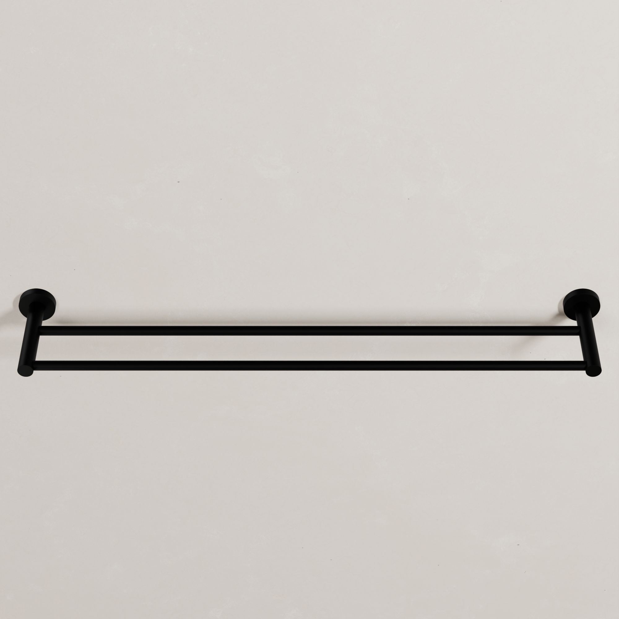 Ovia Milan 750mm Double Towel Rail in Matte Black (3/5)