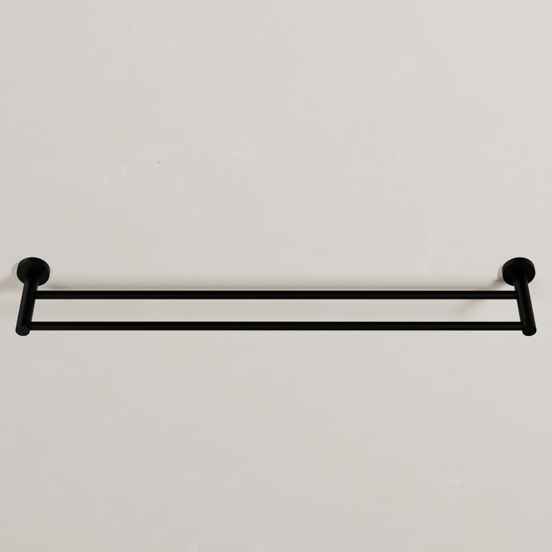 Ovia Milan 750mm Double Towel Rail in Matte Black (3/5)