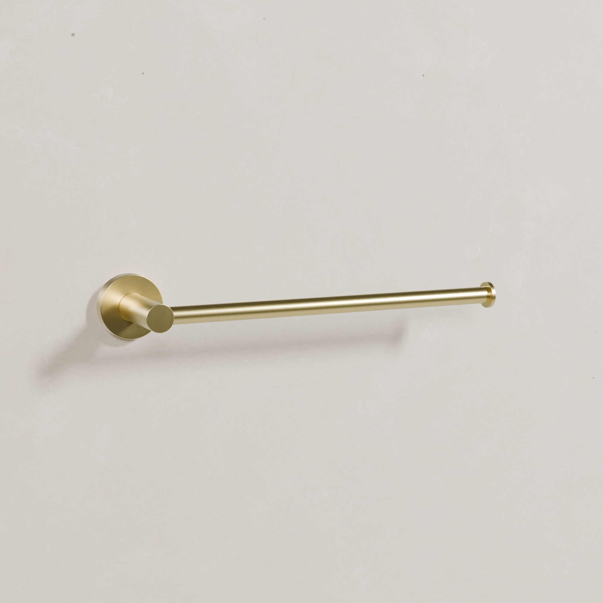 Ovia Milan Hand Towel Holder in Brushed Gold (1/5)