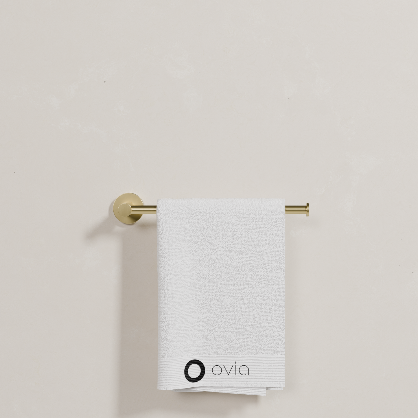 Ovia Milan Hand Towel Holder in Brushed Gold (5/5)