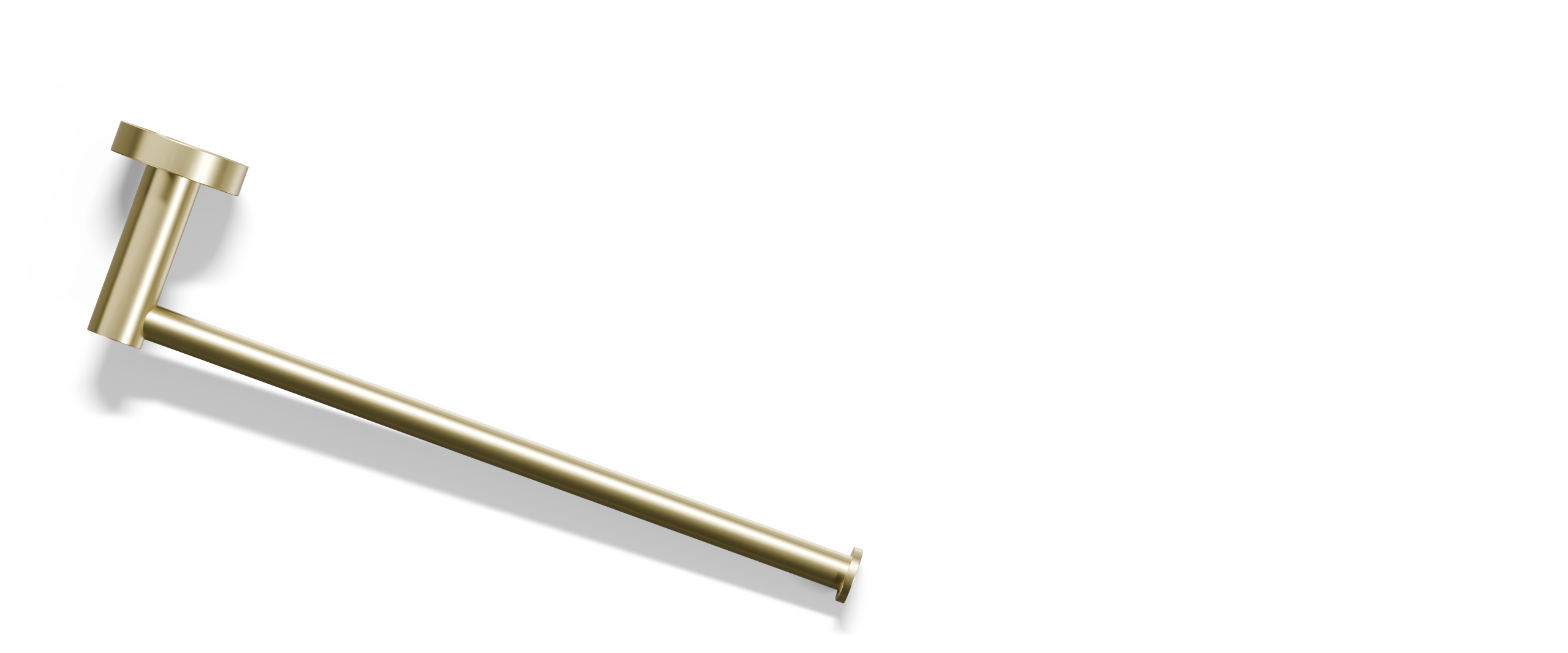 Ovia Milan Hand Towel Holder Brushed Gold — full system