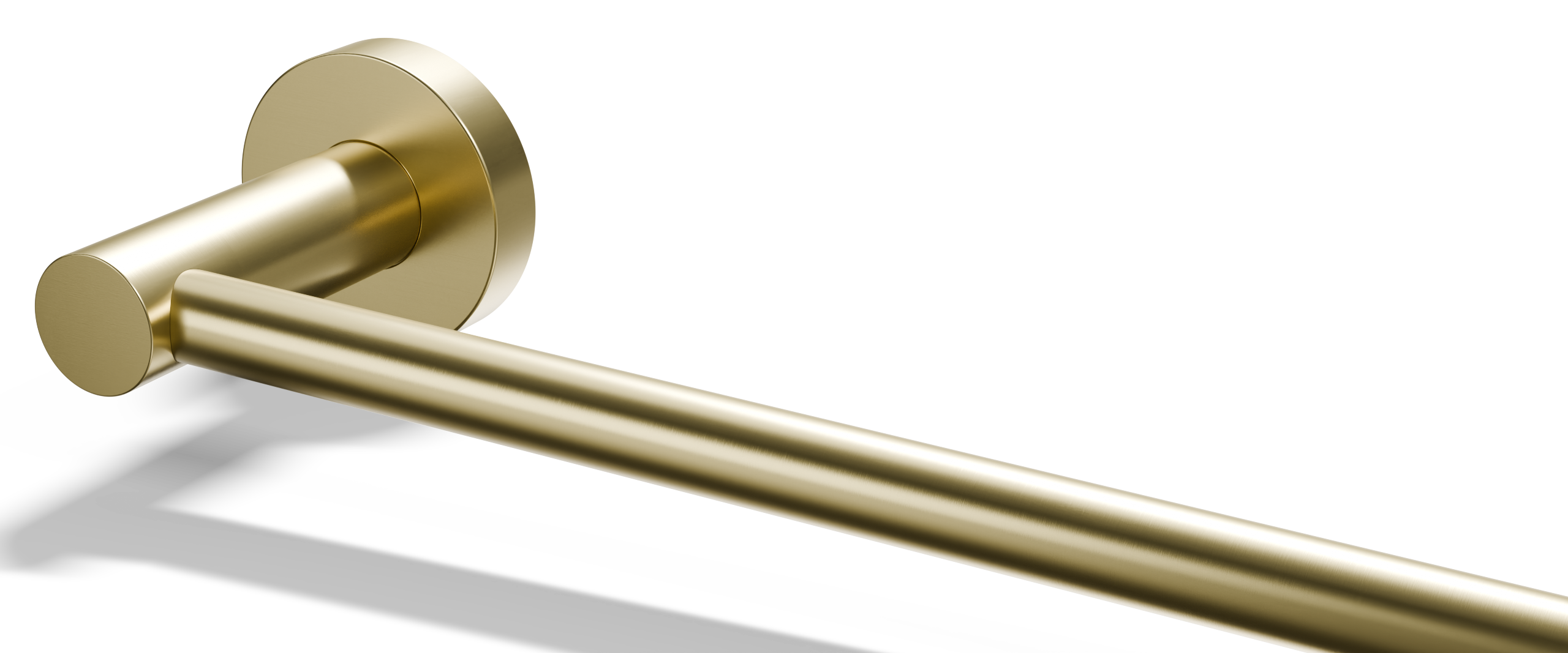 Ovia Milan Hand Towel Holder Brushed Gold — material