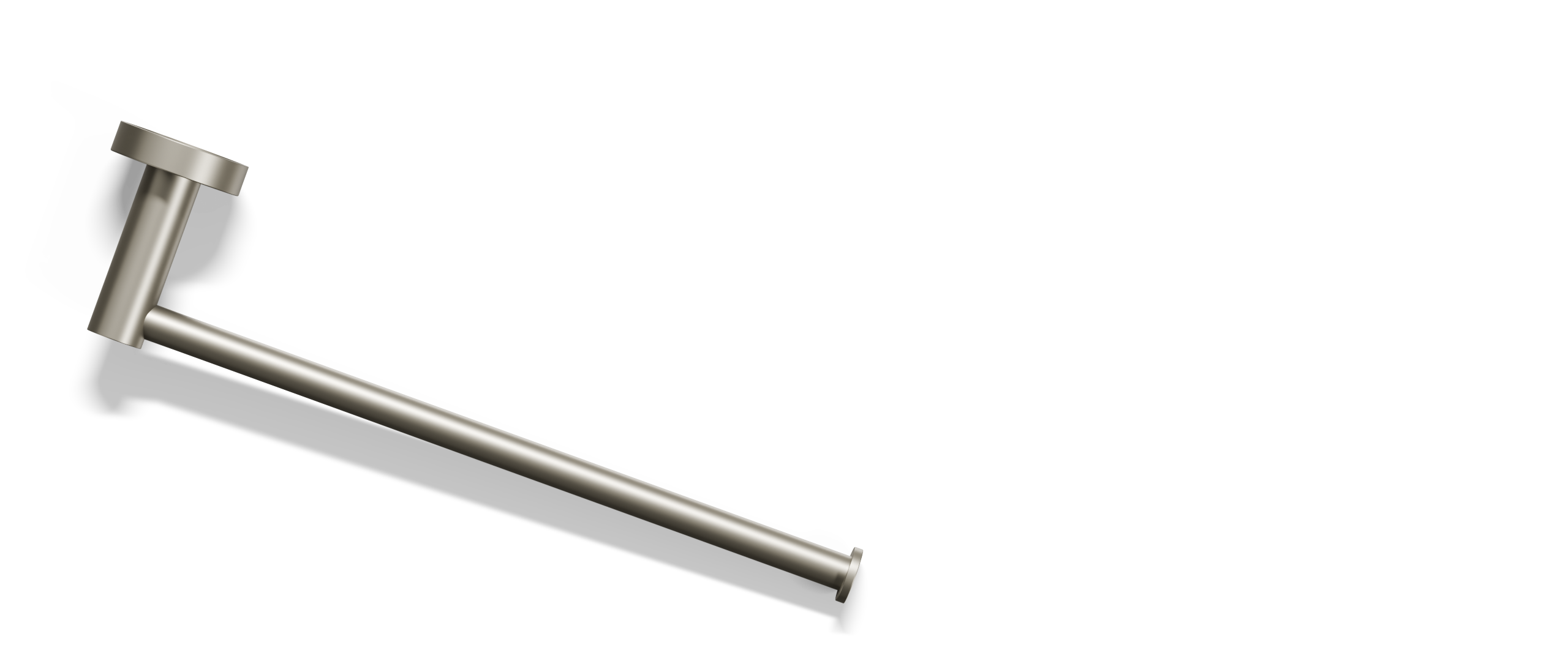 Ovia Milan Hand Towel Holder Brushed Nickel — full system